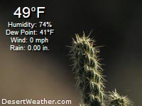 Current weather at DesertWeather.com