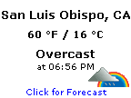 Click for San Luis Obispo, California Forecast